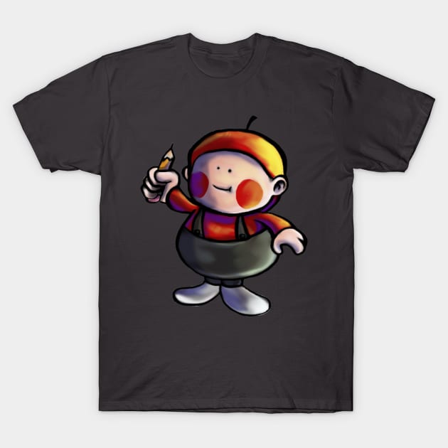 Apple Kid - Earthbound T-Shirt by saradaboru